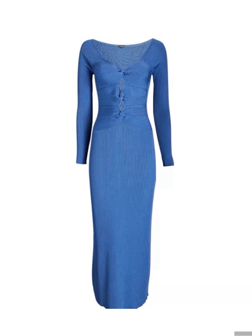 Cult Gaia Melissa Cutout Knit Midi Bodycon Dress